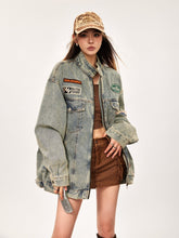 CATTEE Vintage Patchwork Denim Jacket - COPPING THREADS - CATTEE